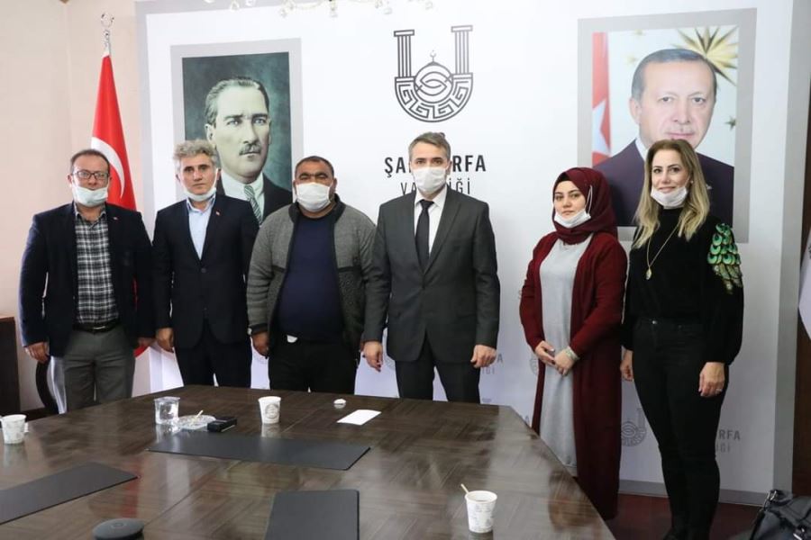 TUMEF Şanlıurfa İl Yönetimi Vali Yardımcısı MEtin Esen İle Bir Araya Geldi