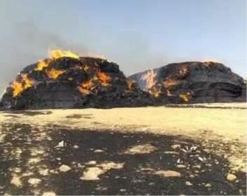 Eyyübiye-kırsal Keskin mahallesinde 2000 adet sap balyası yanarak kül oldu-video