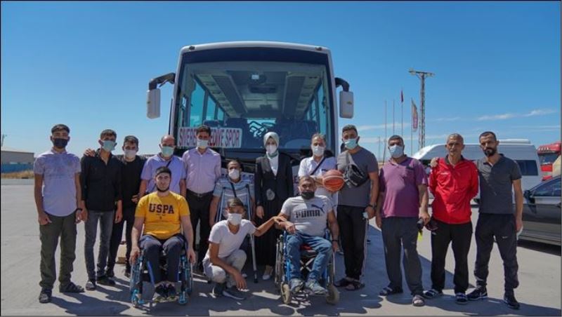 Başkan Ayşe Çakmak, bedensel engelli sporcuları ziyaret etti