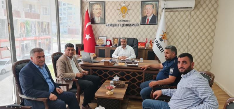 Başkan Özyavuz, Viranşehir ilçe başkanı Tekin ile bir araya geldik 