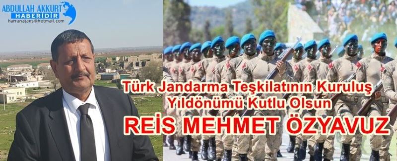 Reis Özyavuz’dan Jandarma Mesajı 