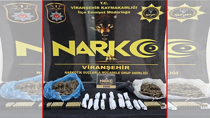 Viranşehir’de uyuşturucu operasyonu!