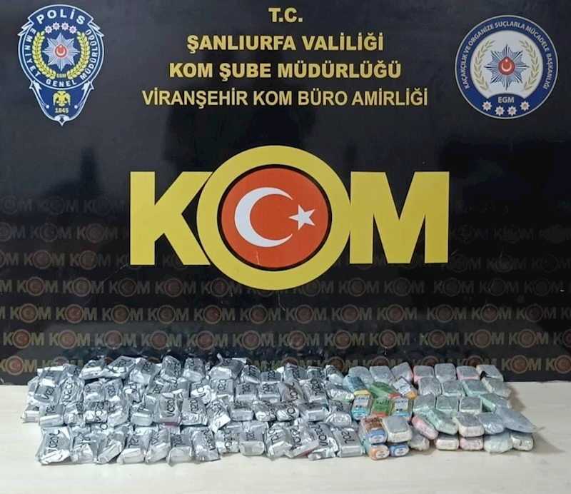 Viranşehir’de çok sayıda gümrük kaçağı sigara ele geçirildi