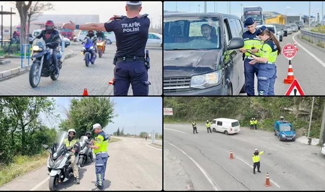 Bir haftada 500 binden fazla sürücüye ceza