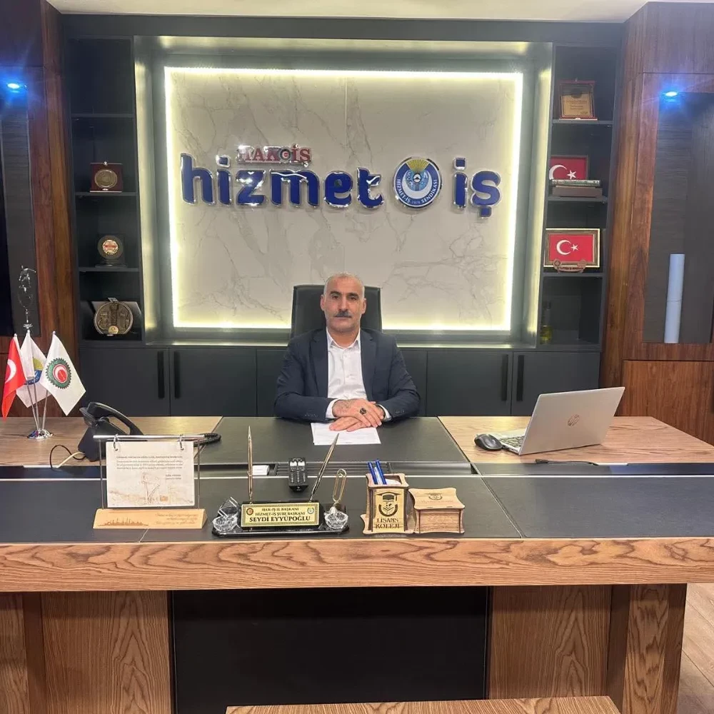 Hak-İş İl Başkanı  ve Hizmet-İş 1 No’lu Şube Başkanı Seydi Eyyüpoğlu’ndan Anlamlı Mesaj