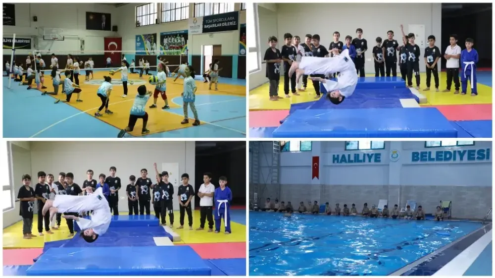 Haliliye’de Yaz Spor Okullarına Yoğun İlgi