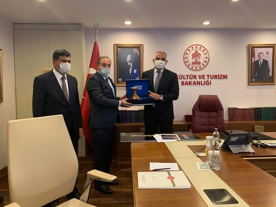 Milletvekili Özcan ve İlçe Başkanı Özyavuz’dan Bakan Ersoy’a Ziyaret