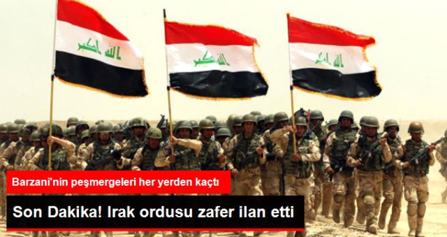 Son Dakika! Irak Ordusu Zafer İlan Etti