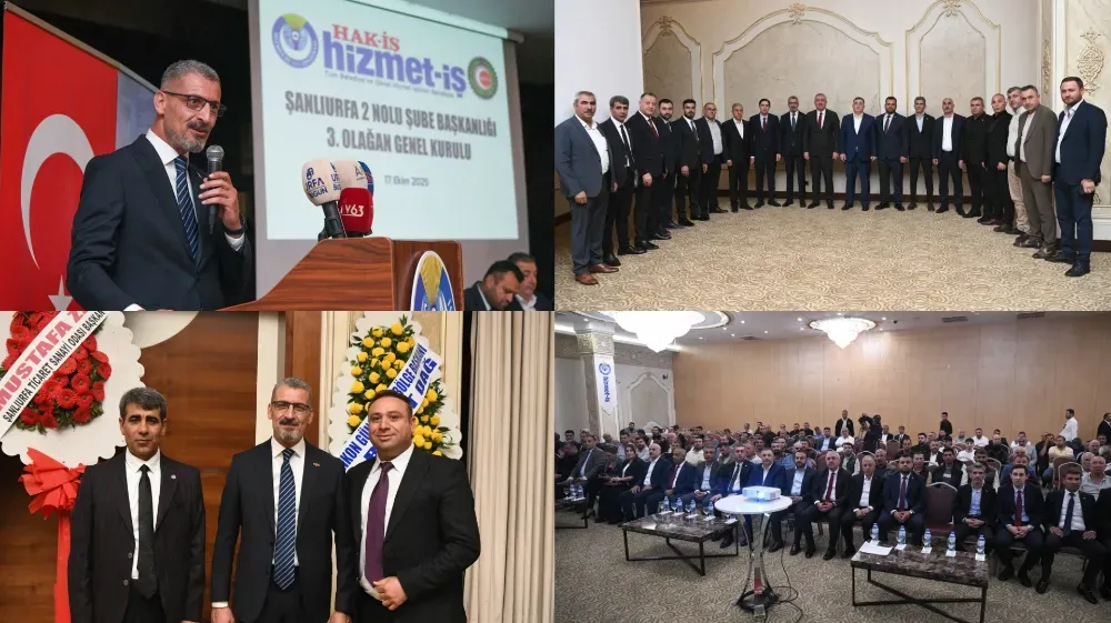 Hizmet-İş Sendikası Şanlıurfa 2 No’lu Şube’de 3. Olağan Genel Kurul Gerçekleşti