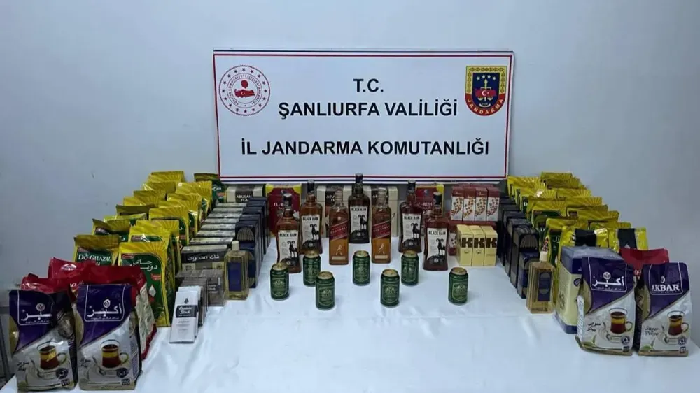 Şanlıurfa’da Tütün ve Alkol Kaçakçılığına Büyük Darbe
