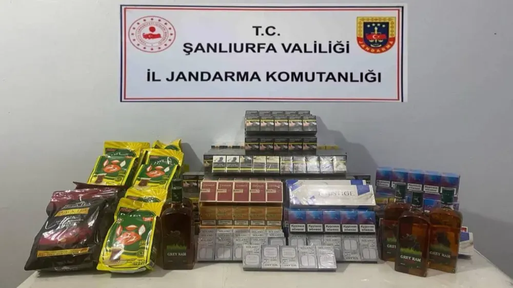 Viranşehir’de Kaçak Tütün ve Alkol Operasyonu!