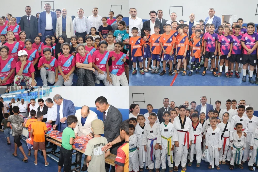 Akçakale’de yaz spor okulları sezonu açıldı 