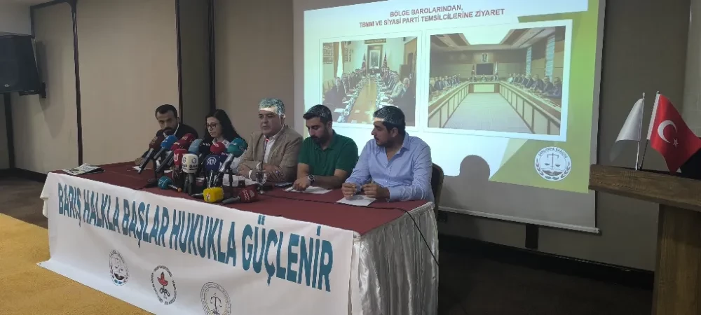 Şanlıurfa Barosundan Terörsüz Türkiye sürecine tam destek: Bu bir tarihi fırsattır