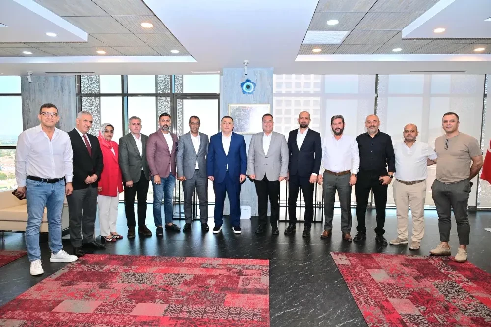 HAK-İŞ Heyeti, Manisa Büyükşehir Belediye Başkanı Besim Dutlulu