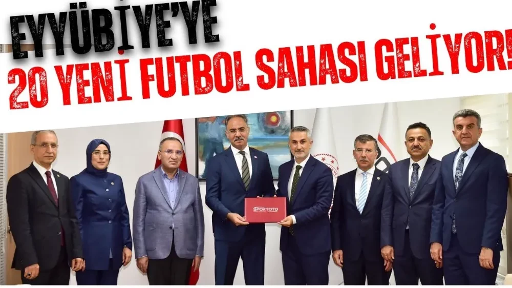 Şanlıurfa’ya Dev Gençlik Yatırımı: Eyyübiye’de 20 Saha İçin İmzalar Atıldı